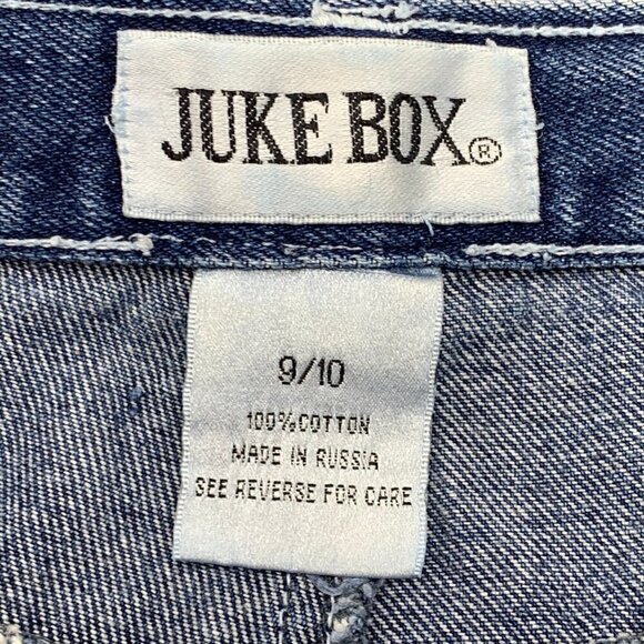 Juke Box Vintage Medium Wash Denim Shorts - Picture 3 of 4